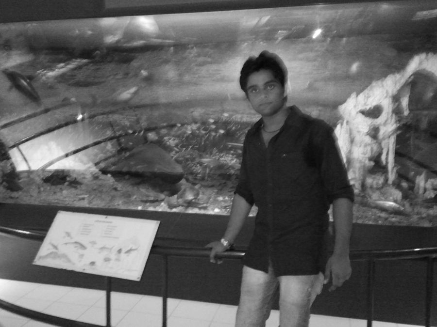 Black and white photo, before